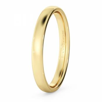 HWNE2513 Traditional Court Wedding Ring - Lightweight, 2.5mm width