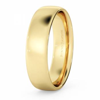 HWNE513 Traditional Court Wedding Ring - Lightweight, 5mm width