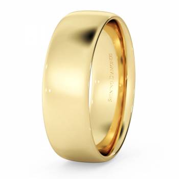 HWNE613 Traditional Court Wedding Ring - Lightweight, 6mm width