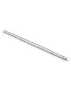 HBX022 Round & Baguette Diamond Tennis Bracelet
