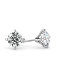 HER56 Round Stud Diamond Earrings