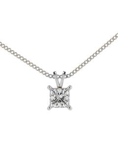 HPP49 Princess Solitaire Pendant