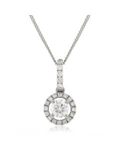 HPR150 Round cut Designer Diamond Pendant
