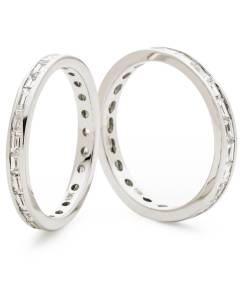 HRBFE1013 Baguette Cut Diamond Full Eternity Ring
