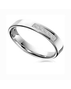 0.20ct VS/F-G Princess Natural Diamond Wedding Ring