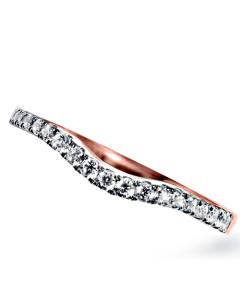 0.25ct VS/E-F Natural Diamond Wedding Ring