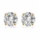 0.80ct SI2/G Contemporary Round Diamond Designer Earrings