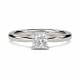 1.00CT IF/G Princess Diamond Solitaire Ring