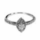 0.73ct VS/GH Marquise Halo Diamond Ring