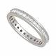 0.50ct VS/EF 3mm Elegant Baguette Diamond Full Eternity Ring