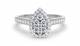 0.52CT VS/EF ROUND DIAMOND CLUSTER RING