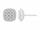 1.03CT VS/EF Round Diamond Cluster Earrings