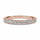 0.28ct VS/EF Round Diamond Half Eternity Ring