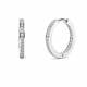 0.20ct VS/F-G Elegant Round Diamond Hoop Earrings
