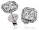 1.15CT VS/FG Round Diamond Cluster Earrings