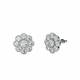 1.10CT VS/EF Round Diamond Halo Earrings