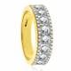 0.35ct VS/EF Elegant Round Diamond Multi Row Dress Ring