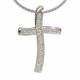 0.35CT SI/FG Round Diamond Cross Pendant