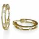 1.00CT VS/FG Round Diamond Hoop Earrings