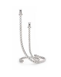 HBRSR076 Bezel Set Single Row Round Diamond Bracelet