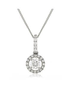 HPR150 Round cut Designer Diamond Pendant