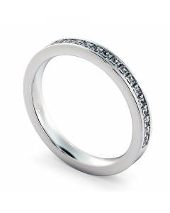 CENTAURUS 60% Princess cut Half Eternity Ring