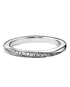 CANIS Twisted Round cut Diamond Eternity Ring