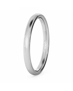 HWNE213 Traditional Court Wedding Ring - Lightweight, 2mm width