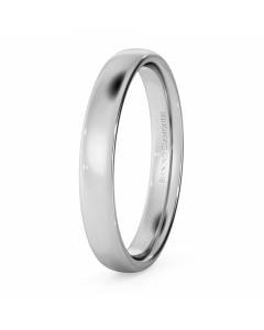 HWNE313 Traditional Court Wedding Ring - Lightweight, 3mm width