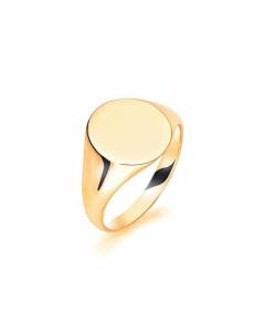 9ct Yellow Gold, Gents Signet Ring, Size T
