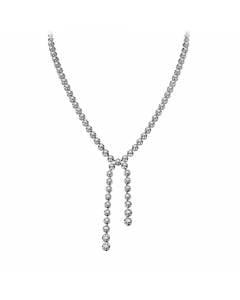 7.00ct VS/FG Elegant Round Diamond Bow Style Drop Necklace