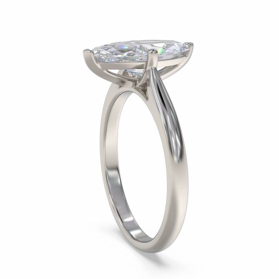 Classic Marquise Diamond Engagement Ring