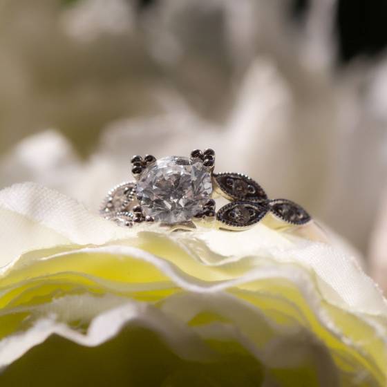 Designer Vintage Round Diamond Ring