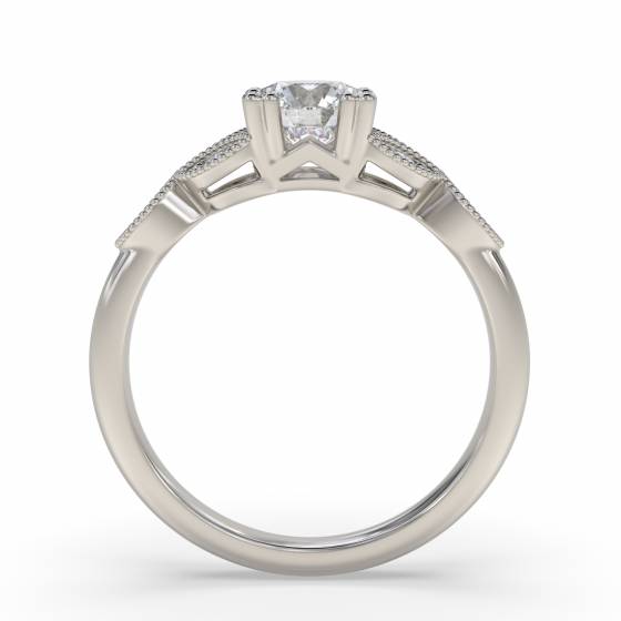 Designer Vintage Round Diamond Ring