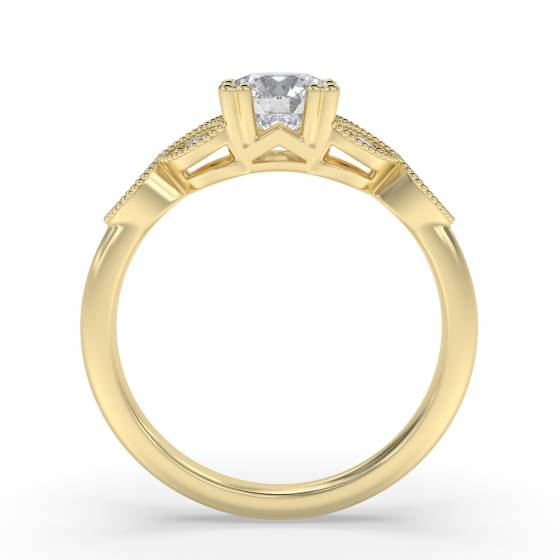 Designer Vintage Round Diamond Ring