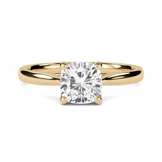 1.50ct VS1/E Cushion cut Lab Grown Diamond Solitaire Ring