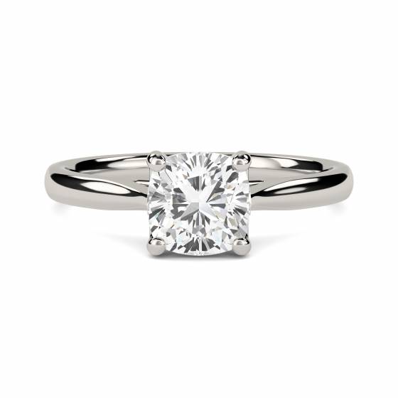 1.02ct VS1/E Cushion cut Lab Grown Diamond Solitaire Ring
