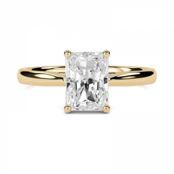 1.60ct IF/D Radiant Cut Labgrown Solitaire Ring