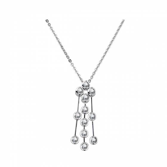 0.70ct VS/F-G Elegant Round Natural Diamond Designer Pendant