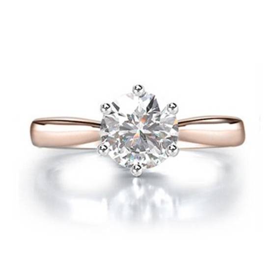 1.20ct VS1/F Round Lab Grown Diamond Engagement Ring