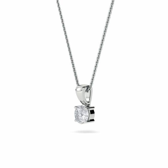 1.05ct VS2/F Traditional Round Labgrown Diamond Solitaire Pendant
