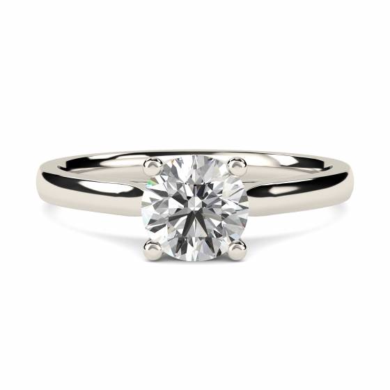 2.03CT VS1/D Round Diamond Solitaire Ring