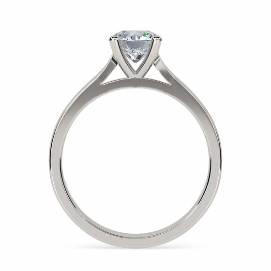 2.03CT VS1/D Round Diamond Solitaire Ring