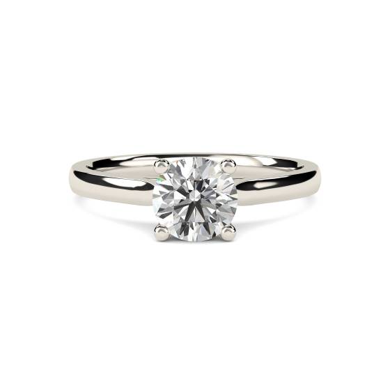2.03CT VVS2/E Round Diamond Solitaire Ring