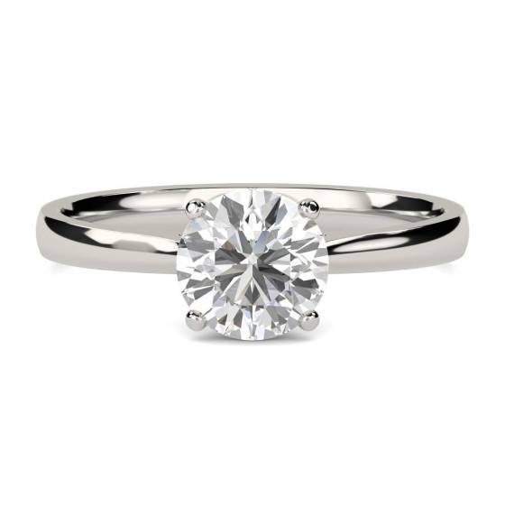 0.77ct VS2/G Round Labgrown Diamond Engagement Ring