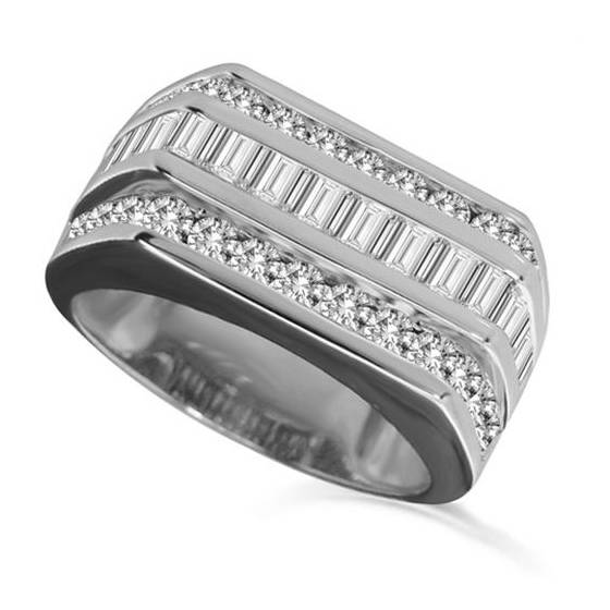 2.00ct VS/EF Mens Diamond Ring
