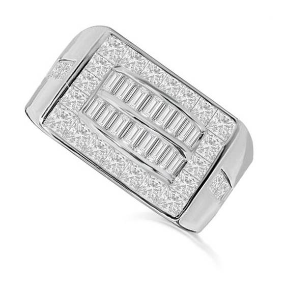 1.62ct VS/EF Mens Diamond Ring