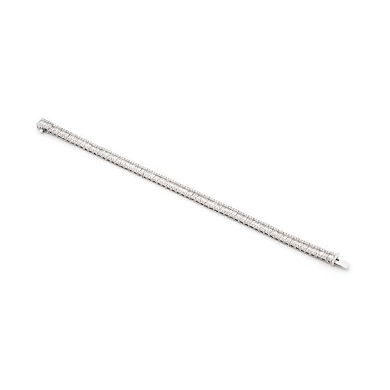 6.00ct VS/F-G Classic Single Row Natural Diamond Tennis Bracelet