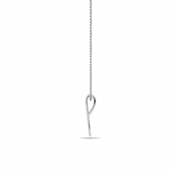 0.59ct VS/F Elegant Round Diamond Journey Pendant