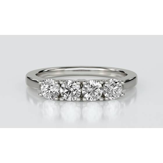 0.74ct VS/FG Four Stone Diamond Ring